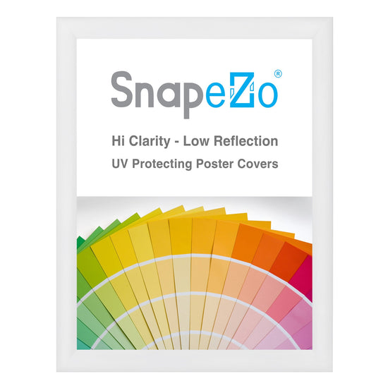 Load image into Gallery viewer, 28x36 White SnapeZo® Snap Frame - 1.2&amp;quot; Profile
