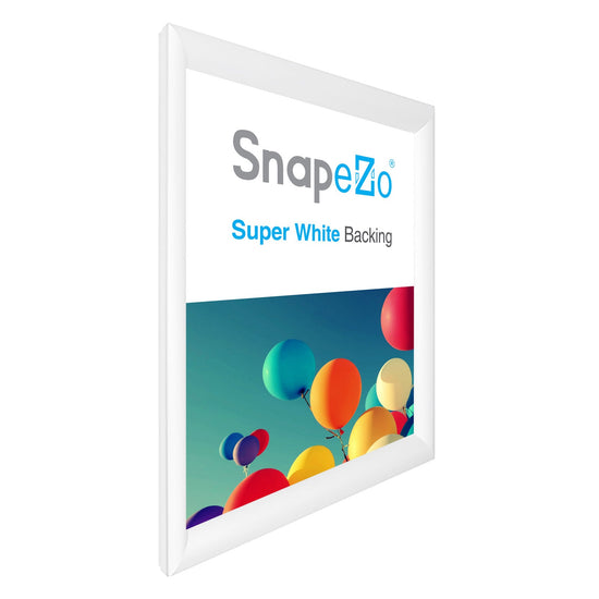 27x36 White SnapeZo® Snap Frame - 1.2" Profile