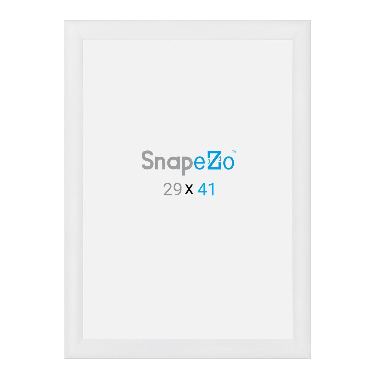 Load image into Gallery viewer, 29x41 White SnapeZo® Snap Frame - 1.2&amp;quot; Profile
