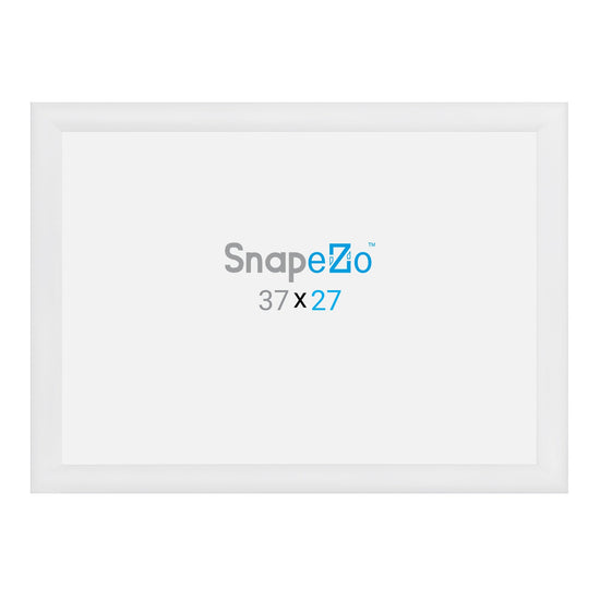 27x37 White SnapeZo® Snap Frame - 1.2" Profile