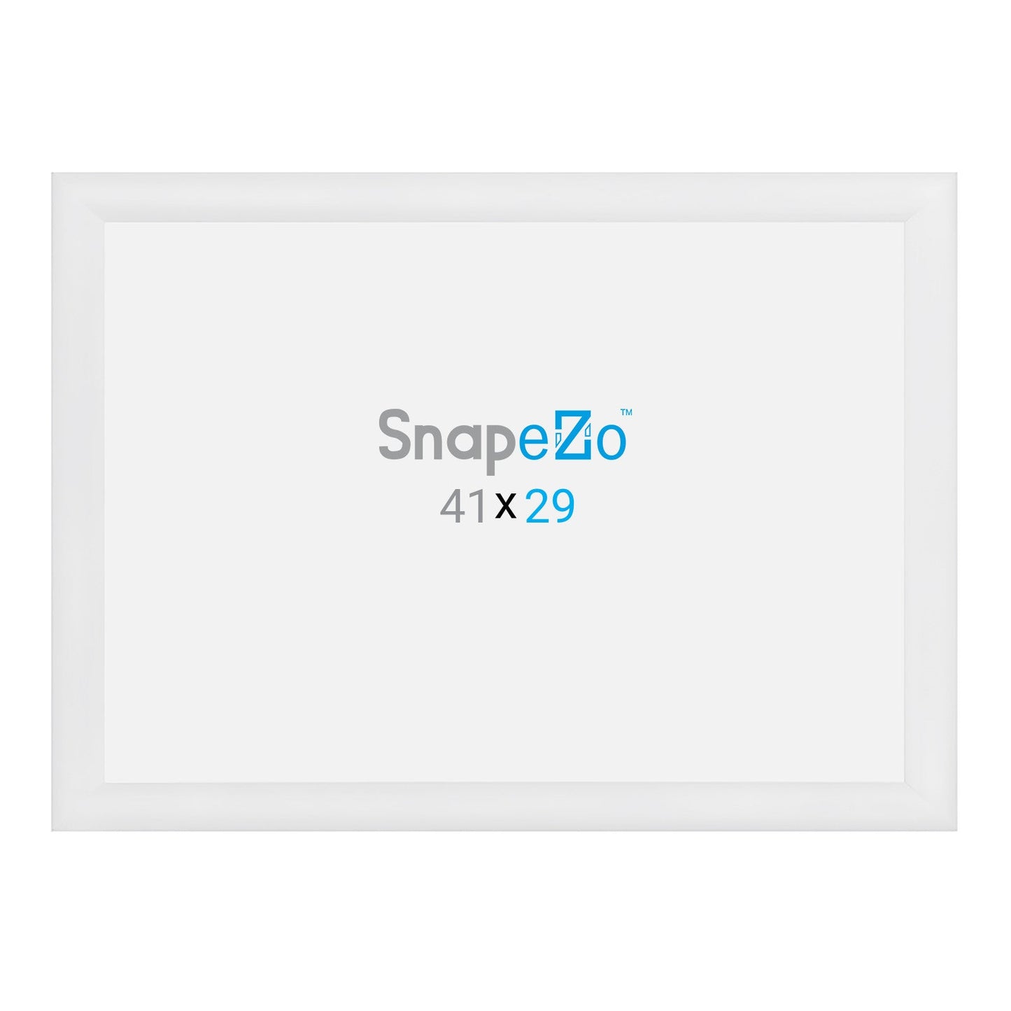 Load image into Gallery viewer, 29x41 White SnapeZo® Snap Frame - 1.2&amp;quot; Profile
