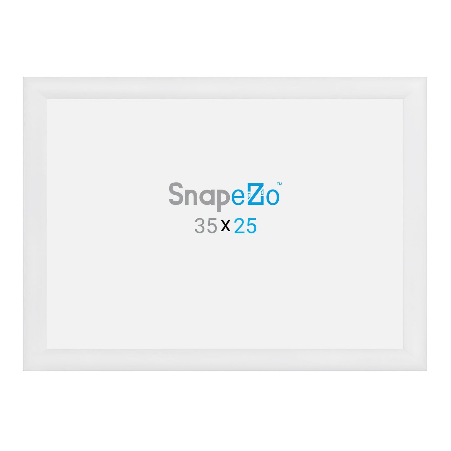 25x35 White SnapeZo® Snap Frame - 1.2" Profile