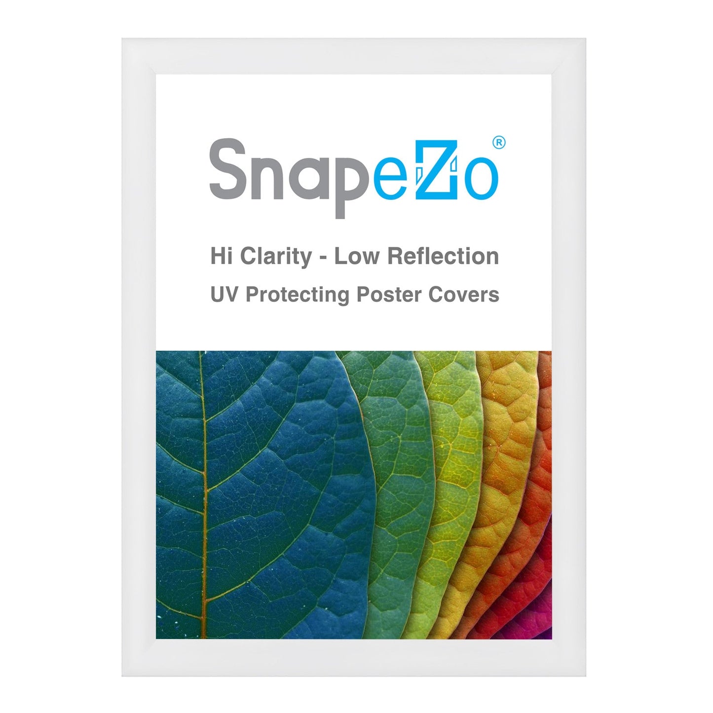 22x30 White SnapeZo® Snap Frame - 1.2" Profile