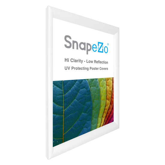 29x40 White SnapeZo® Snap Frame - 1.2" Profile