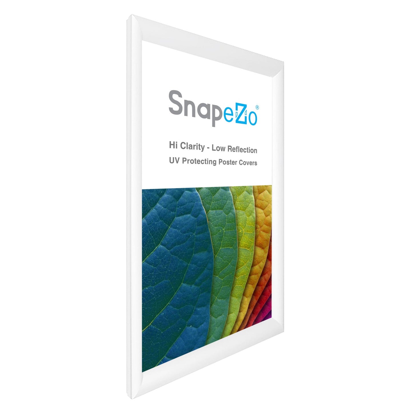 20x35 White SnapeZo® Snap Frame - 1.2" Profile