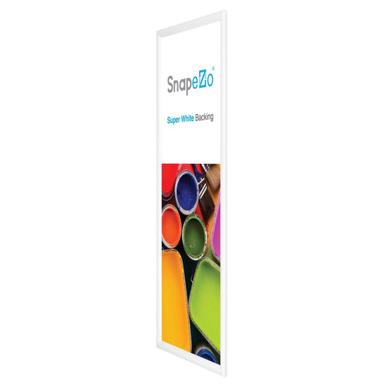 10x29 White SnapeZo® Snap Frame - 1.2" Profile