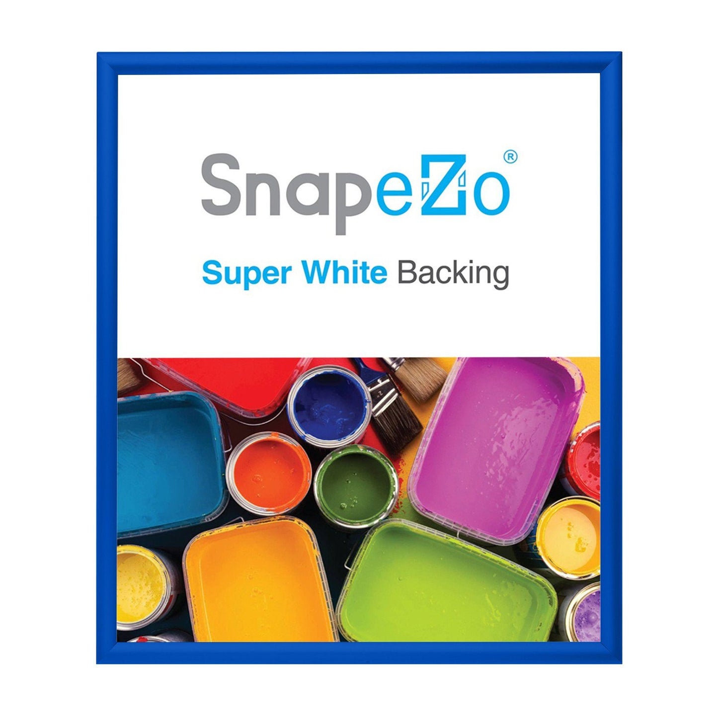 14x16 Blue SnapeZo® Snap Frame - 1.2 Inch Profile