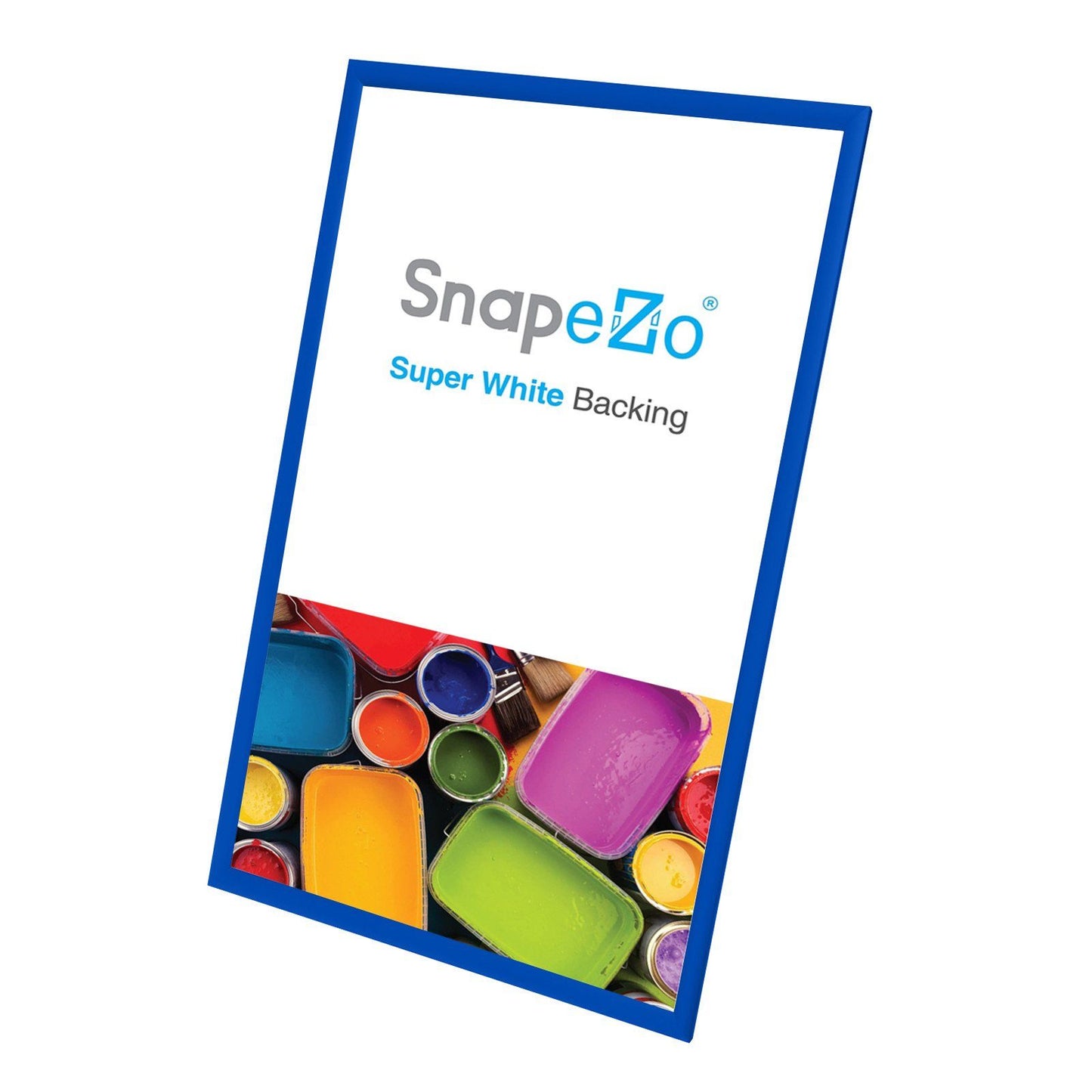 14x26 Blue SnapeZo® Snap Frame - 1.2 Inch Profile