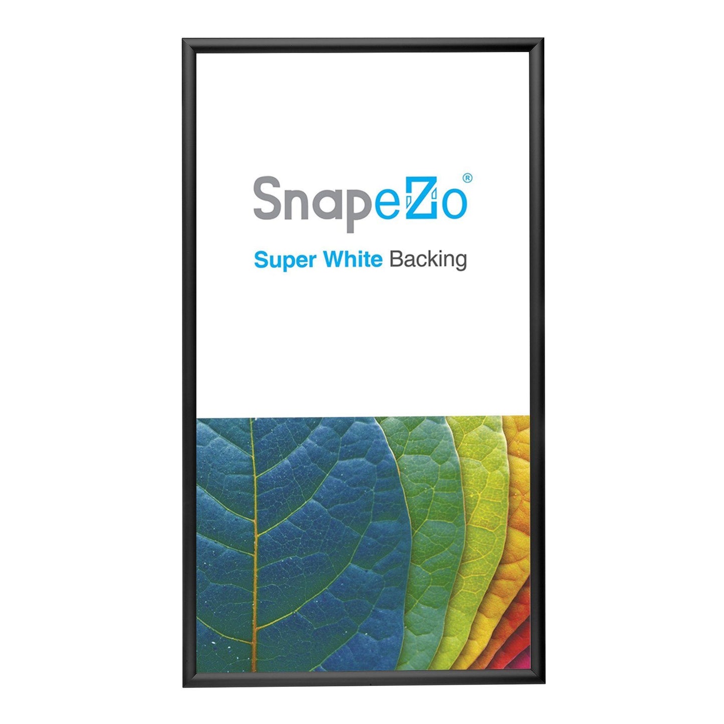 14x26 Black SnapeZo® Snap Frame - 1.2 Inch Profile