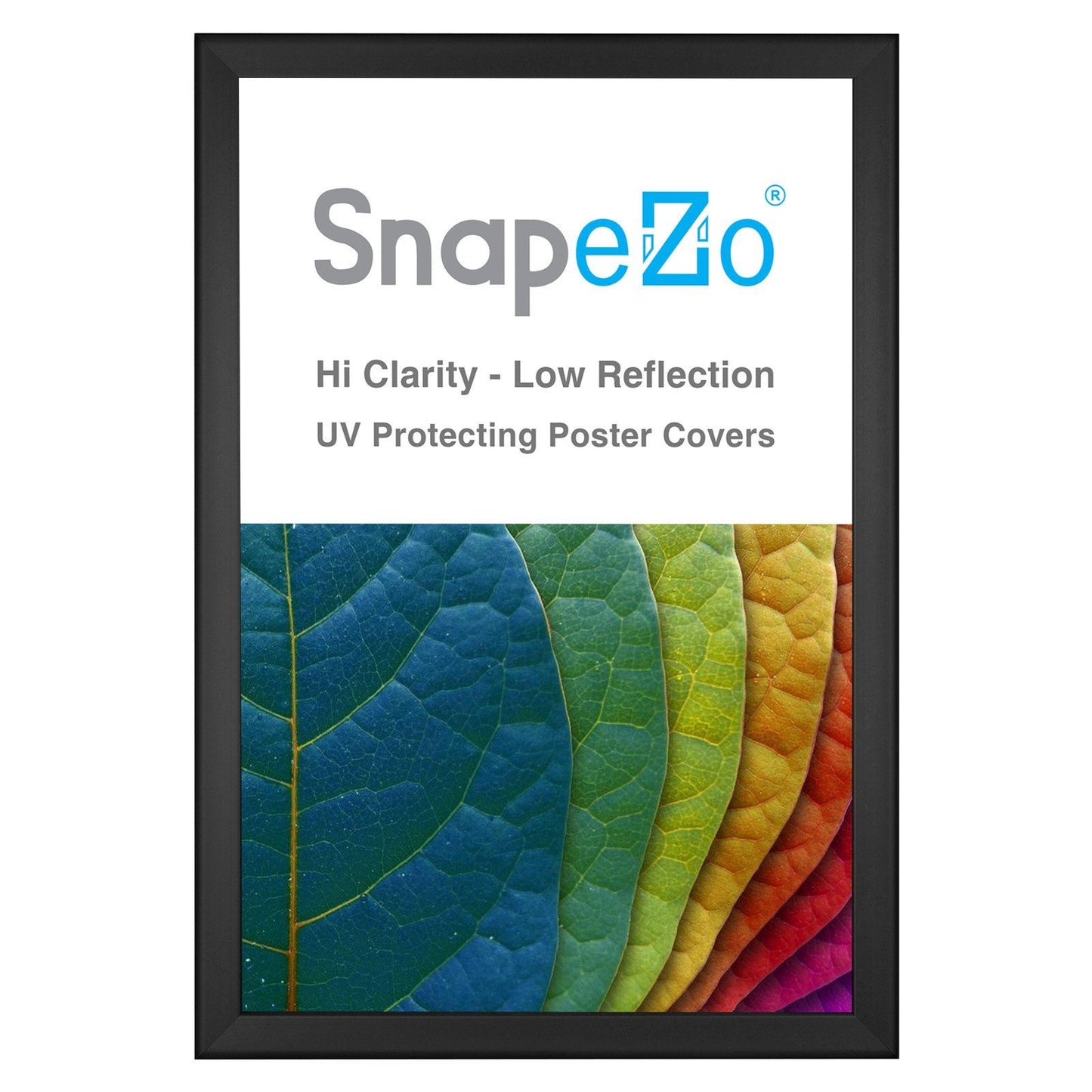 Load image into Gallery viewer, 11x17 Black Diploma Frame 0.8 Inch SnapeZo®
