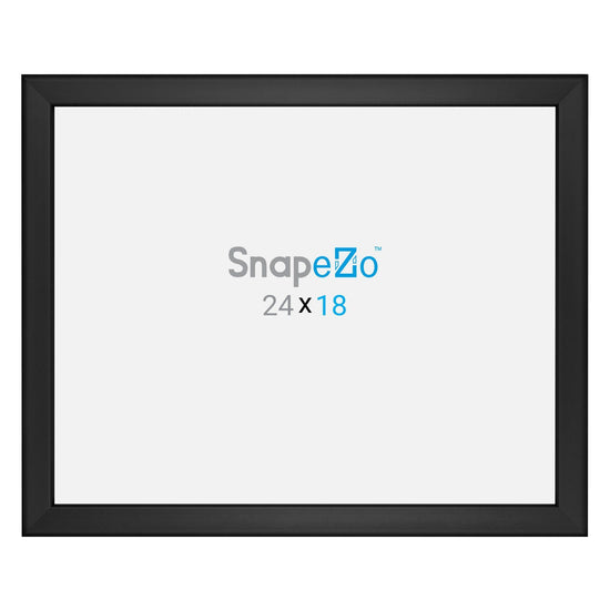 18x24 Black SnapeZo® Snap Frame - 0.8 Inch Profile