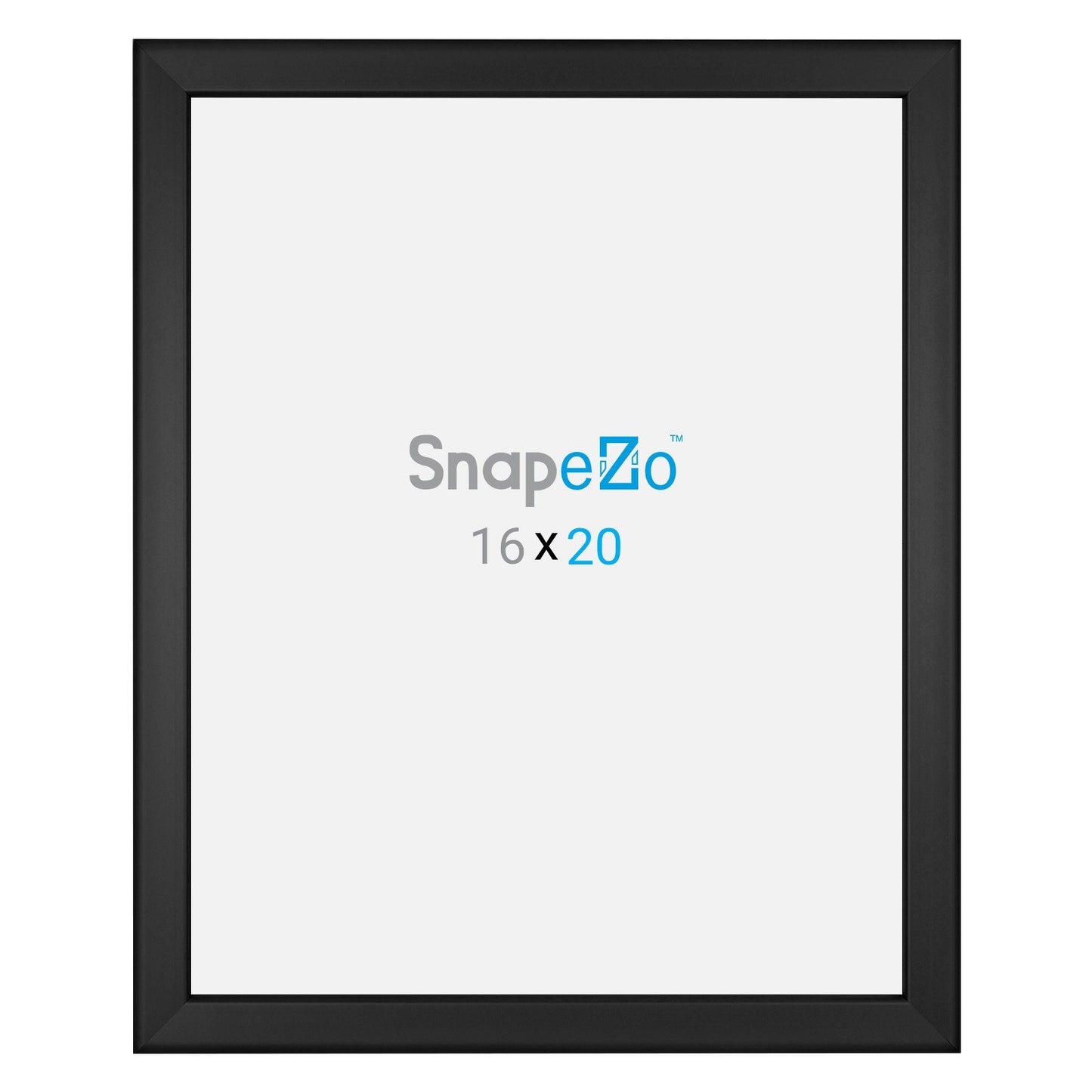 16x20 Black SnapeZo® Snap Frame - 0.8 Inch Profile