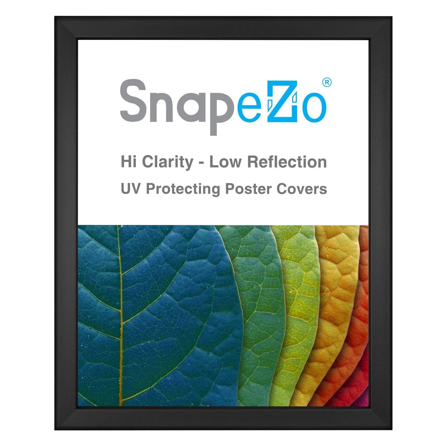 8.5x14 Black Certificate Frame 0.8 Inch SnapeZo®