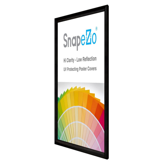 22x28 Brushed Black SnapeZo® Snap Frame - 1" Profile