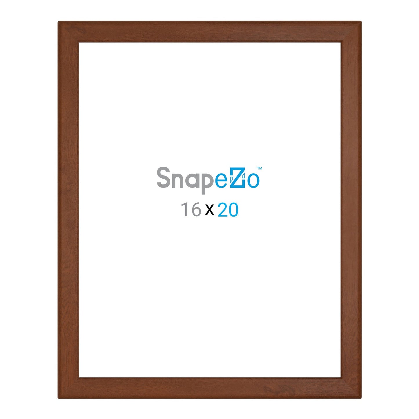 16x20 Dark Wood SnapeZo® Snap Frame - 1.25" Profile