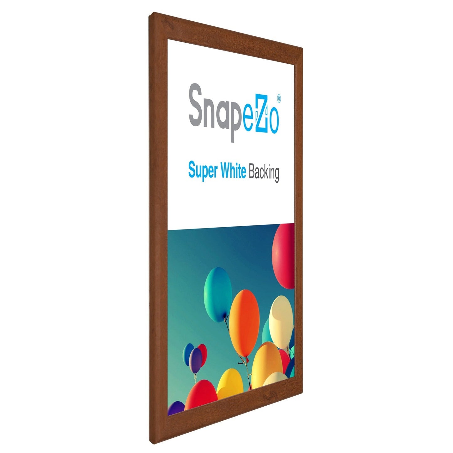 16x20 Dark Wood SnapeZo® Snap Frame - 1.25" Profile