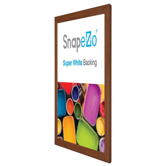 30x40 Dark Wood SnapeZo® Snap Frame - 1.25" Profile