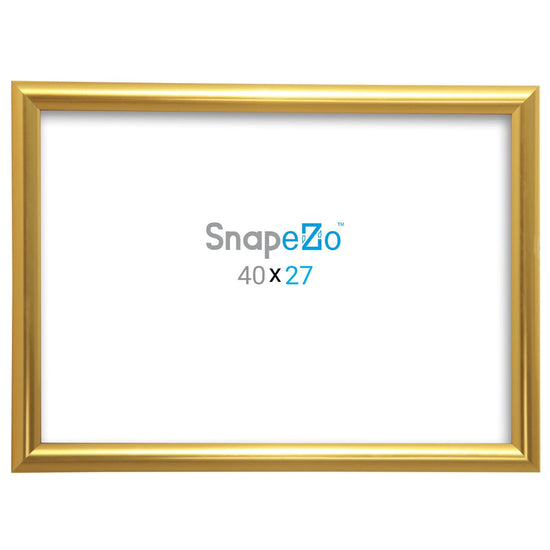 27x40 Gold Effect Movie Poster Frame 1.25 Inch SnapeZo®