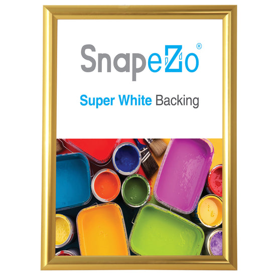 Load image into Gallery viewer, 18x24 Gold Effect Poster Frame 1 Inch Snapezo®
