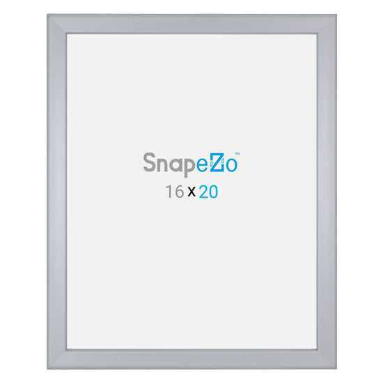 Load image into Gallery viewer, 16x20 Silver SnapeZo® Snap Frame - 0.8 Inch Profile
