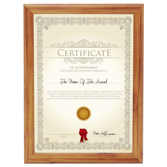 11x17 Wood Effect Diploma Frame 1 Inch Snapezo®