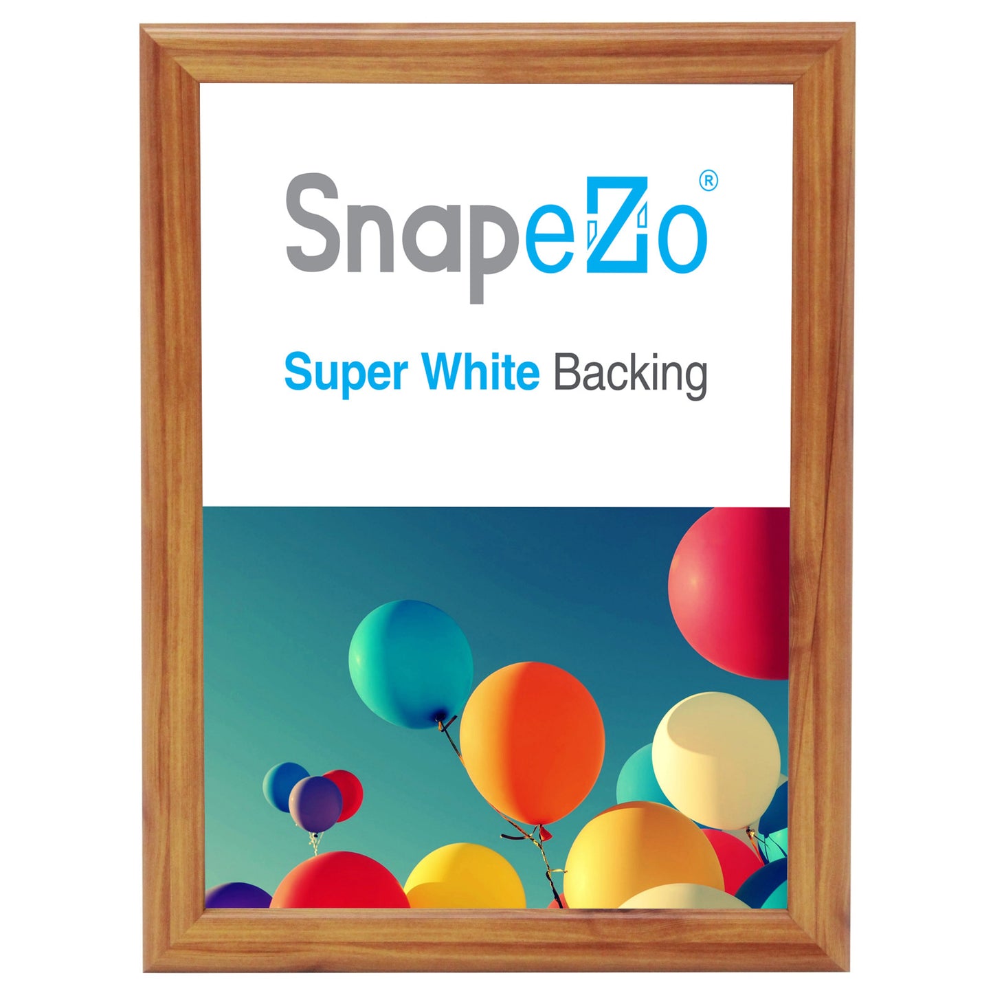 18x24 Wood Effect Poster Frame 1 Inch Snapezo®