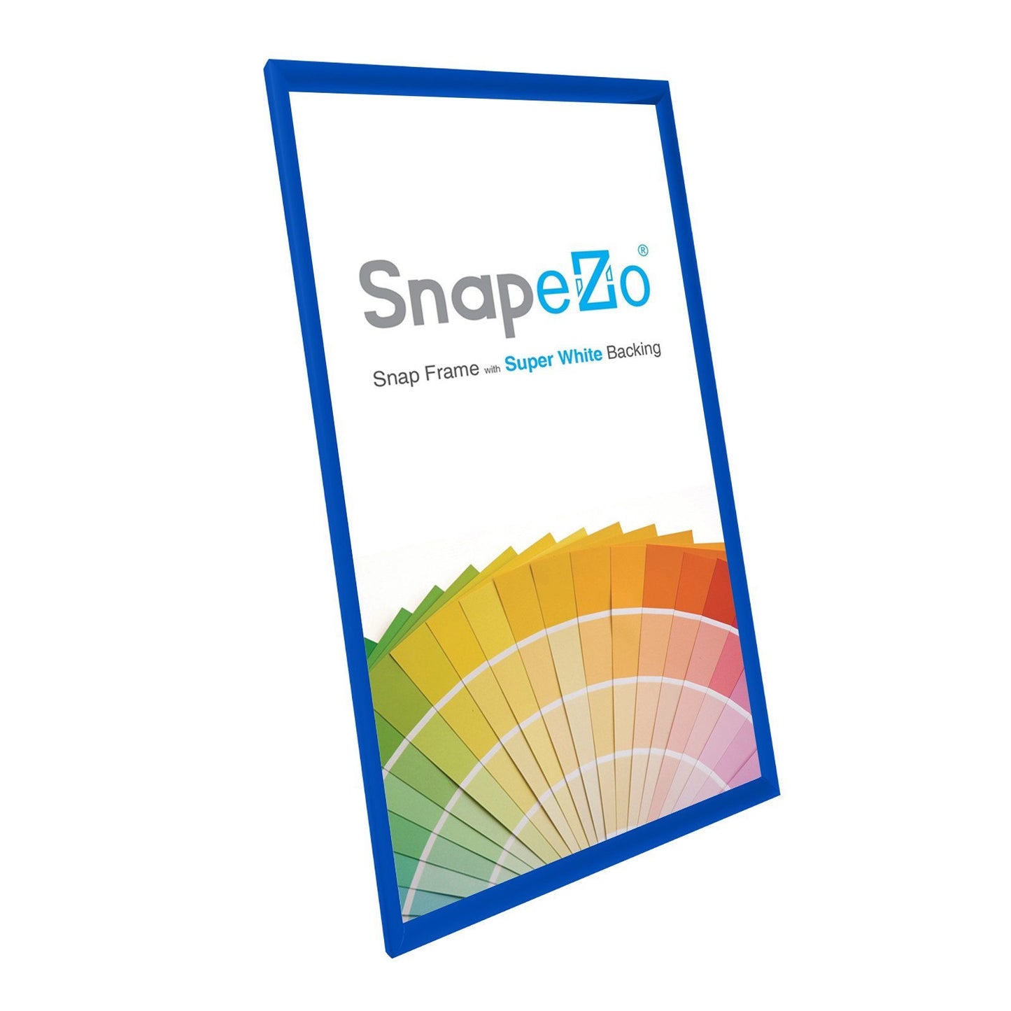 Load image into Gallery viewer, 16x30 Blue SnapeZo® Snap Frame - 1.2 Inch Profile
