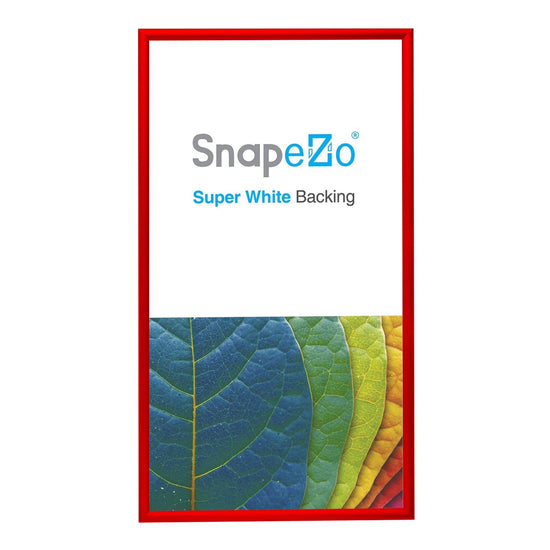 16x30 Red SnapeZo® Snap Frame - 1.2 Inch Profile