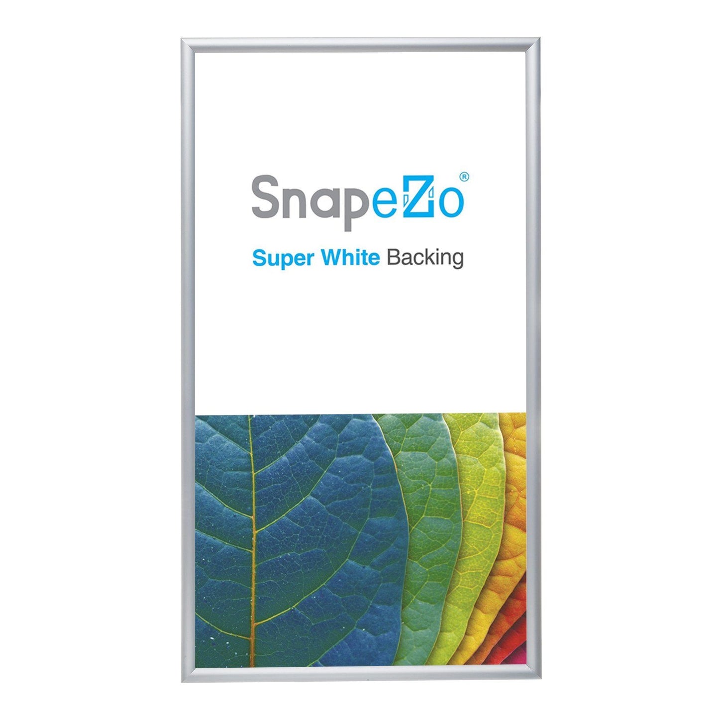 16x30 Silver SnapeZo® Snap Frame - 1.2 Inch Profile