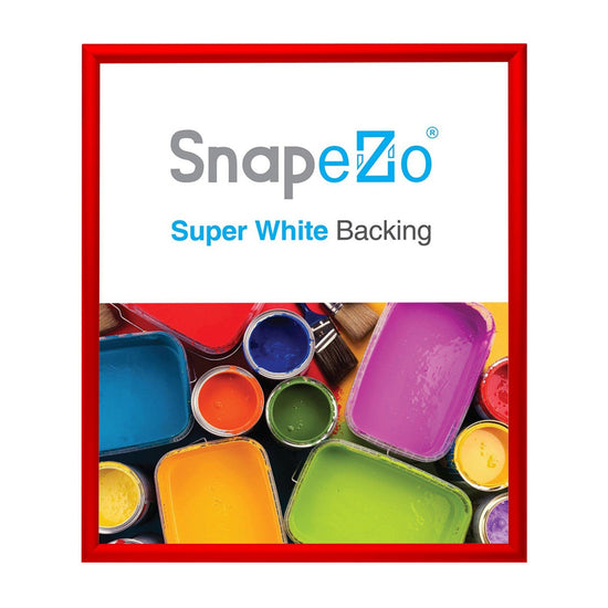 17x19 Red SnapeZo® Snap Frame - 1.2 Inch Profile