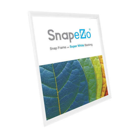 Load image into Gallery viewer, 17x19 White SnapeZo® Snap Frame - 1.2 Inch Profile
