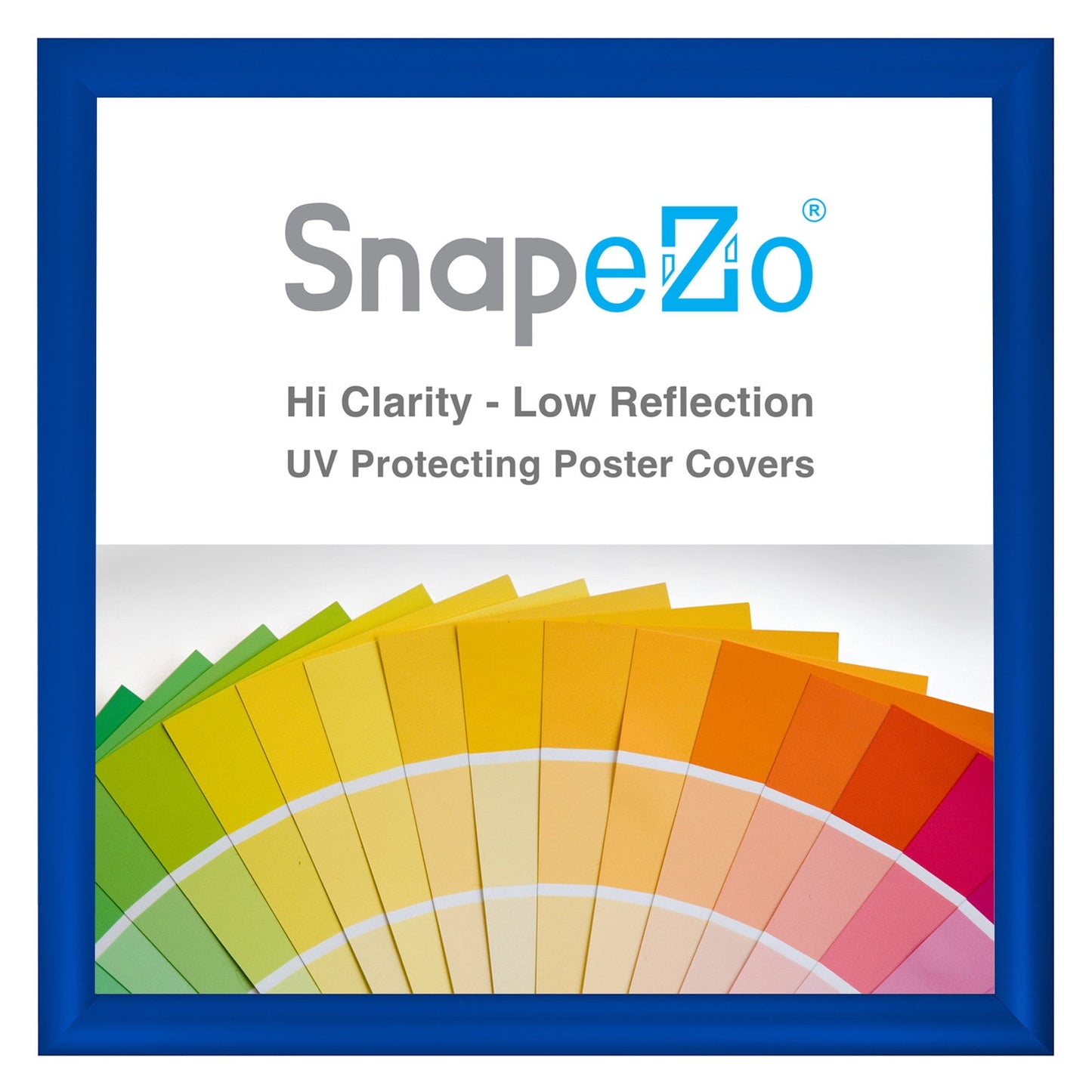 19x19 Blue SnapeZo® Snap Frame - 1.2" Profile