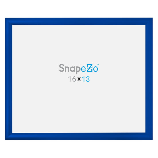 13x16 Blue SnapeZo® Snap Frame - 1.2" Profile