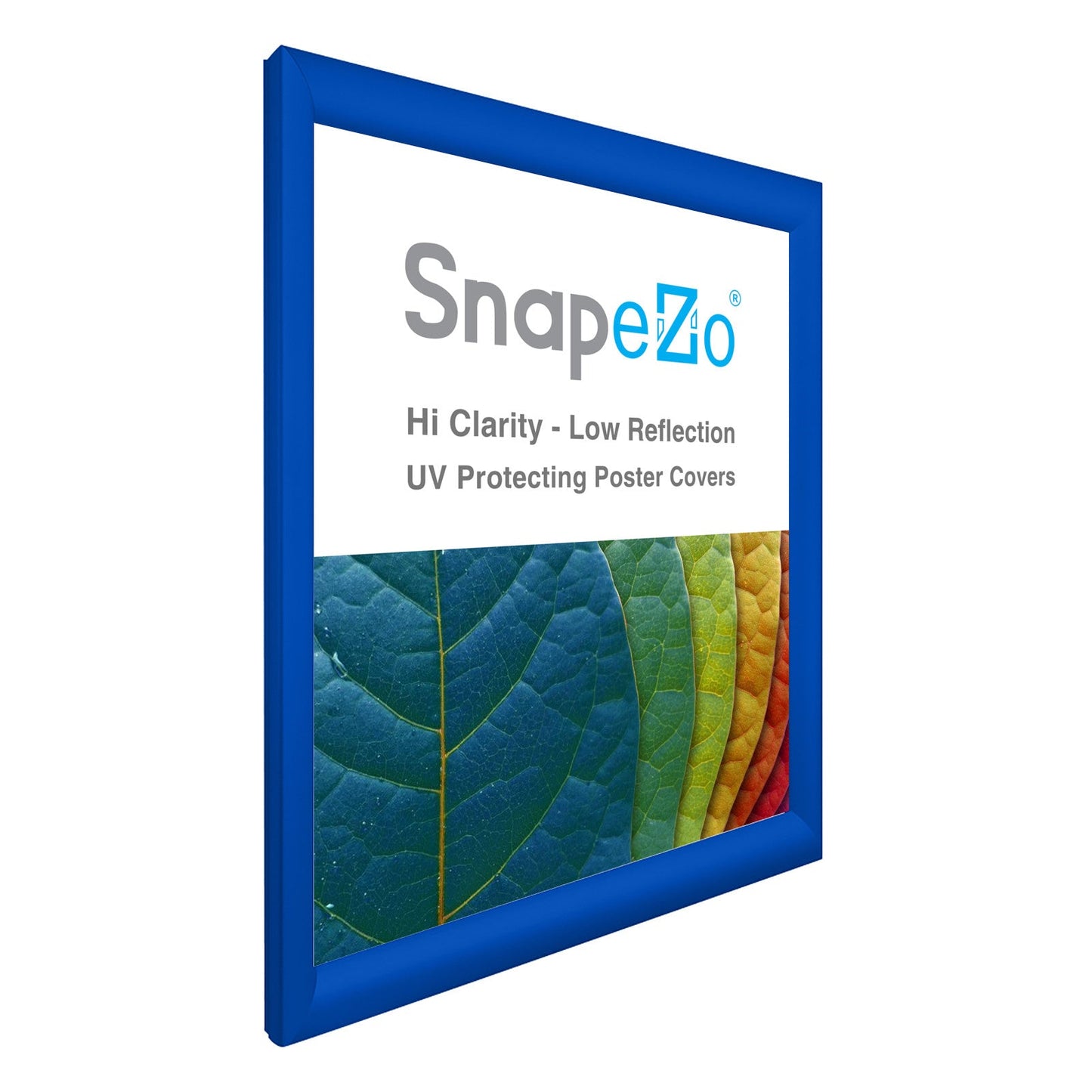 Load image into Gallery viewer, 17x21 Blue SnapeZo® Snap Frame - 1.2&amp;quot; Profile

