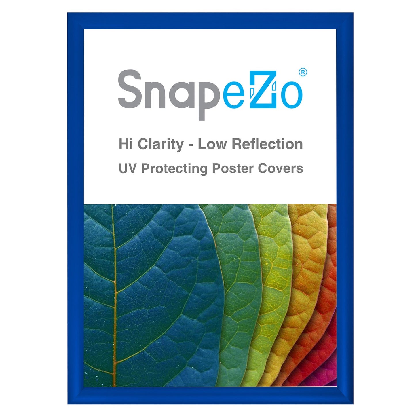 Load image into Gallery viewer, 16x22 Blue SnapeZo® Snap Frame - 1.2&amp;quot; Profile
