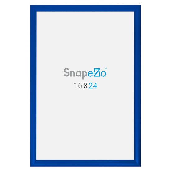 Load image into Gallery viewer, 16x24 Blue SnapeZo® Snap Frame - 1.2&amp;quot; Profile

