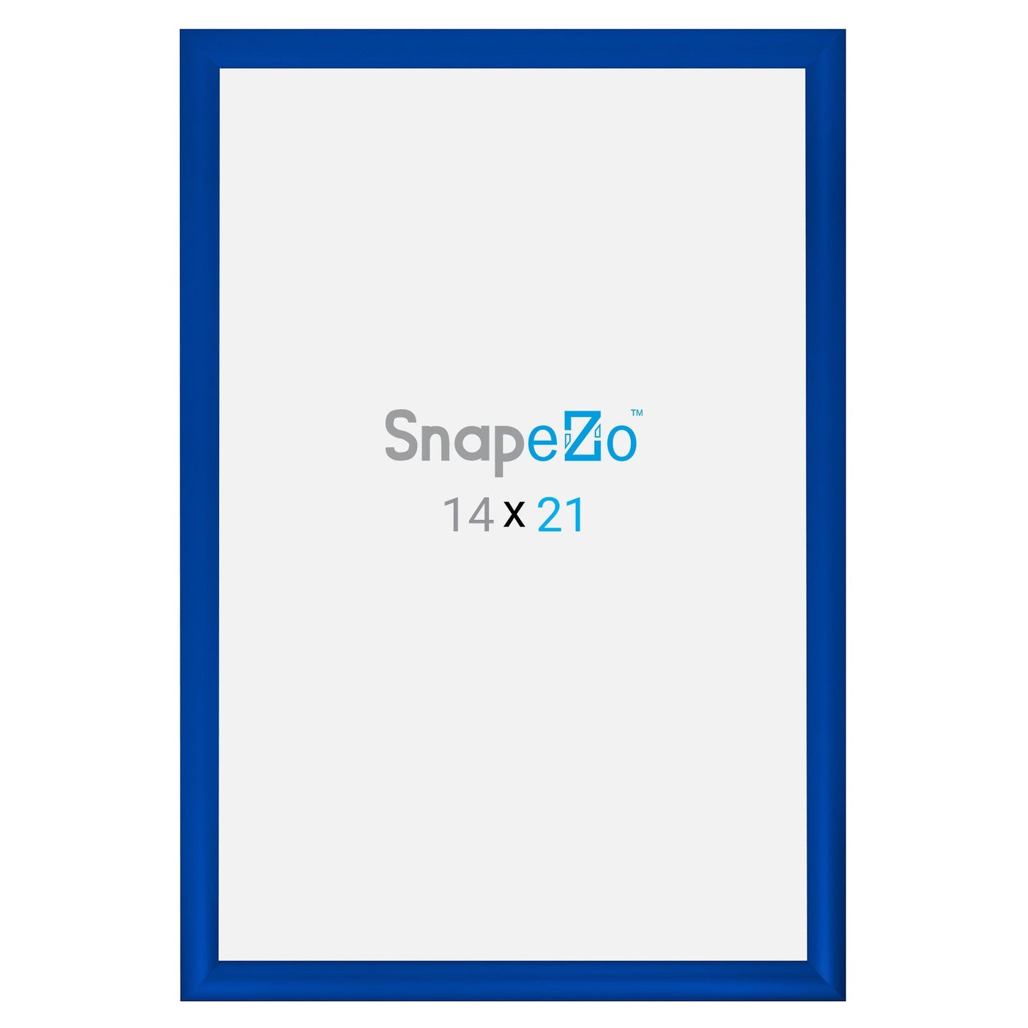 Load image into Gallery viewer, 14x21 Blue SnapeZo® Snap Frame - 1.2&amp;quot; Profile

