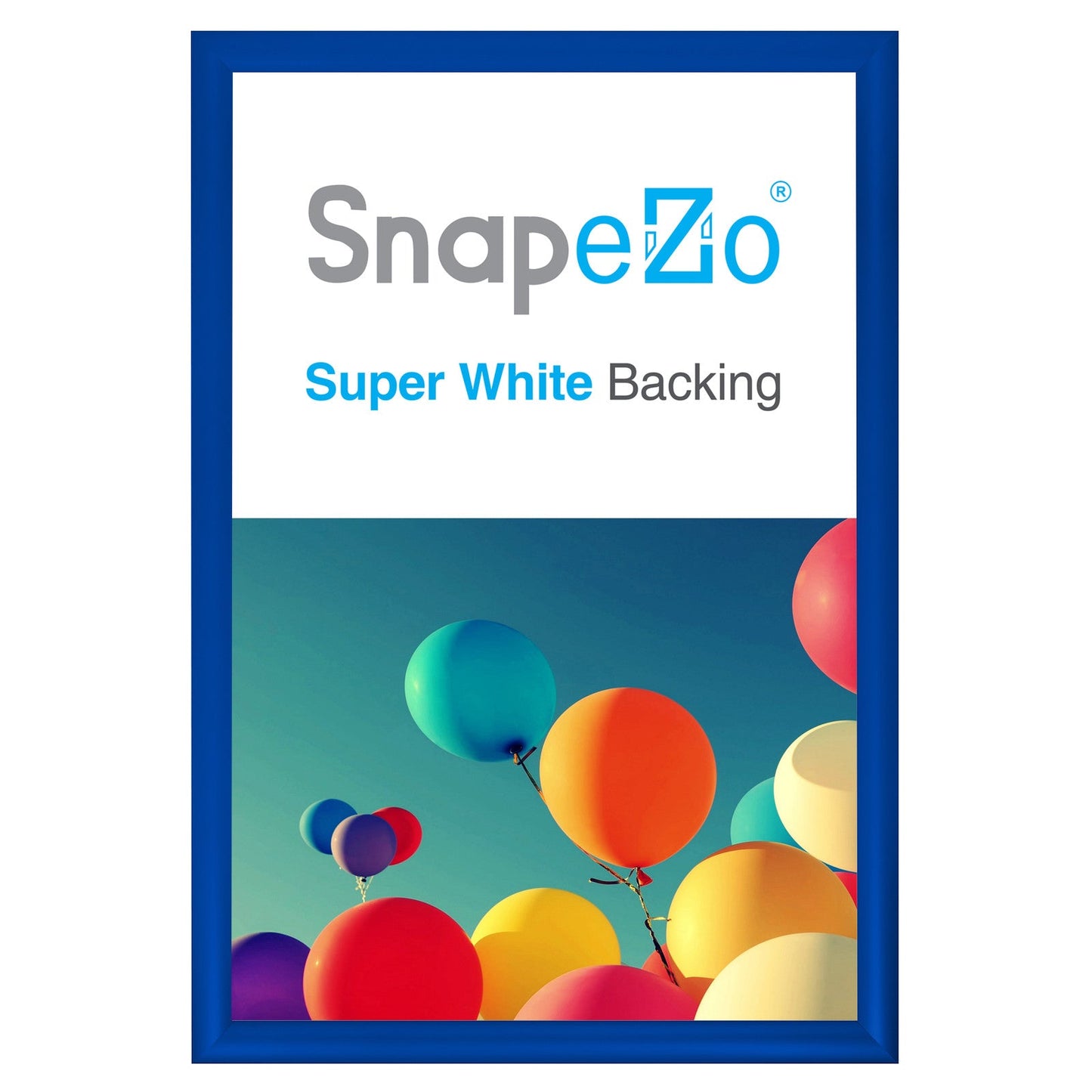 15x22 Blue SnapeZo® Snap Frame - 1.2" Profile