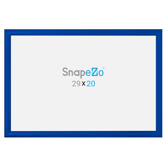 20x29 Blue SnapeZo® Snap Frame - 1.2" Profile