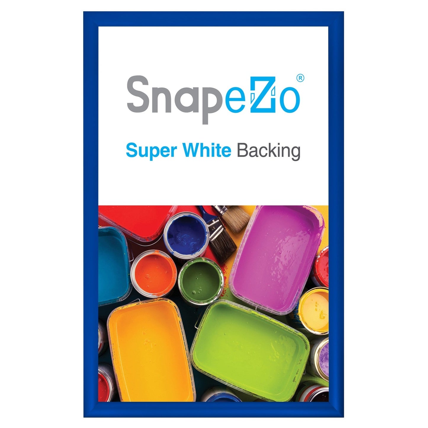 14x23 Blue SnapeZo® Snap Frame - 1.2" Profile