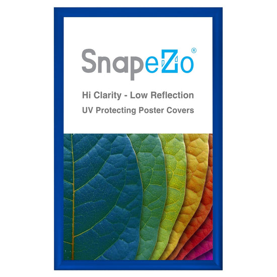Load image into Gallery viewer, 19x30 Blue SnapeZo® Snap Frame - 1.2&amp;quot; Profile
