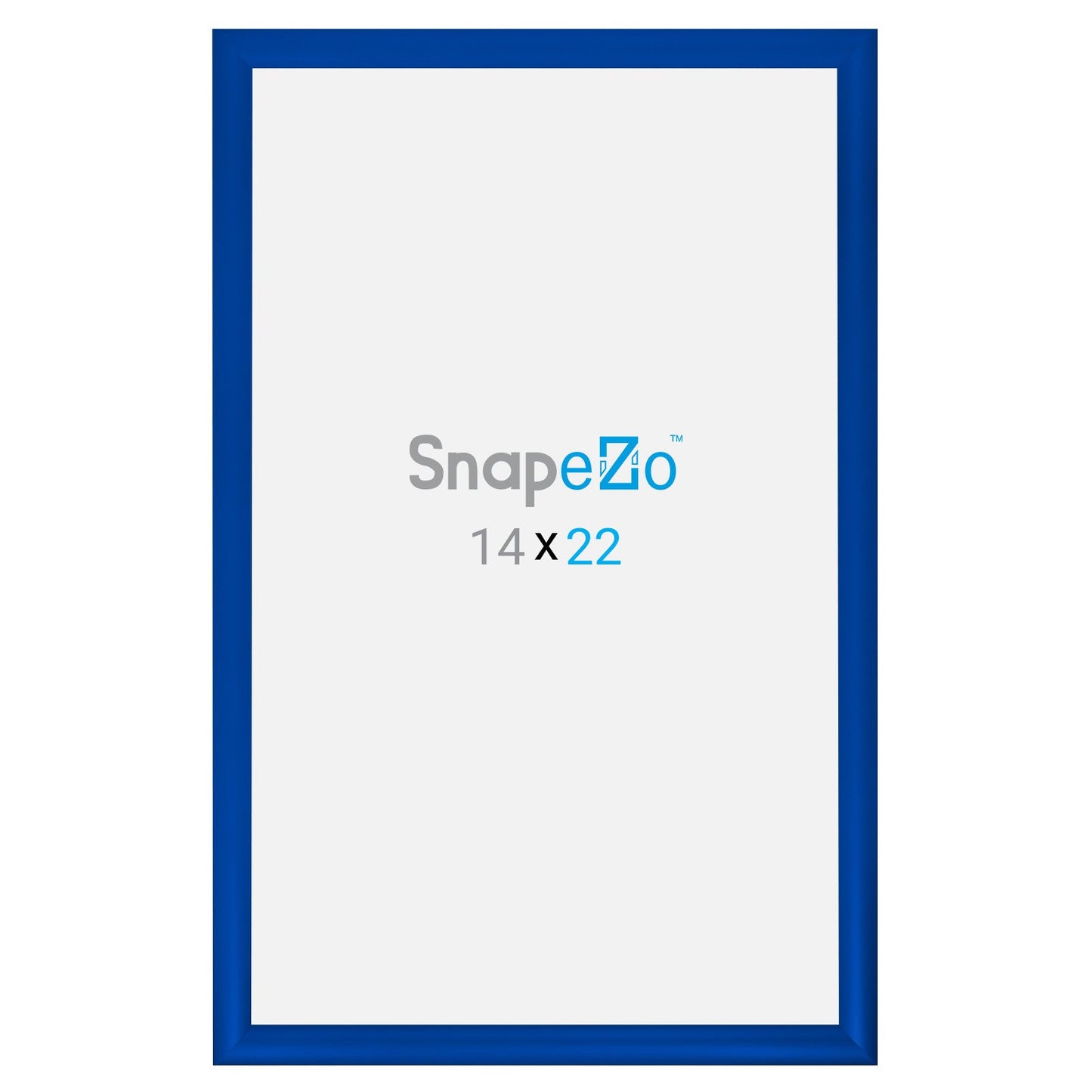 14x22 Blue SnapeZo® Snap Frame - 1.2" Profile