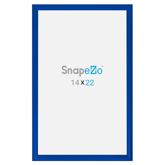 14x22 Blue SnapeZo® Snap Frame - 1.2" Profile