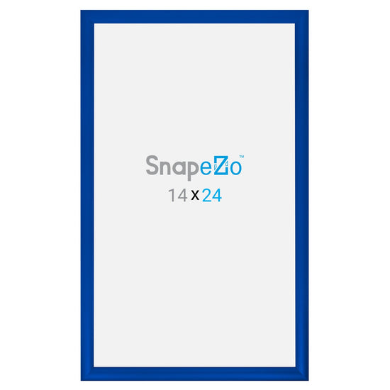 Load image into Gallery viewer, 14x24 Blue SnapeZo® Snap Frame - 1.2&amp;quot; Profile
