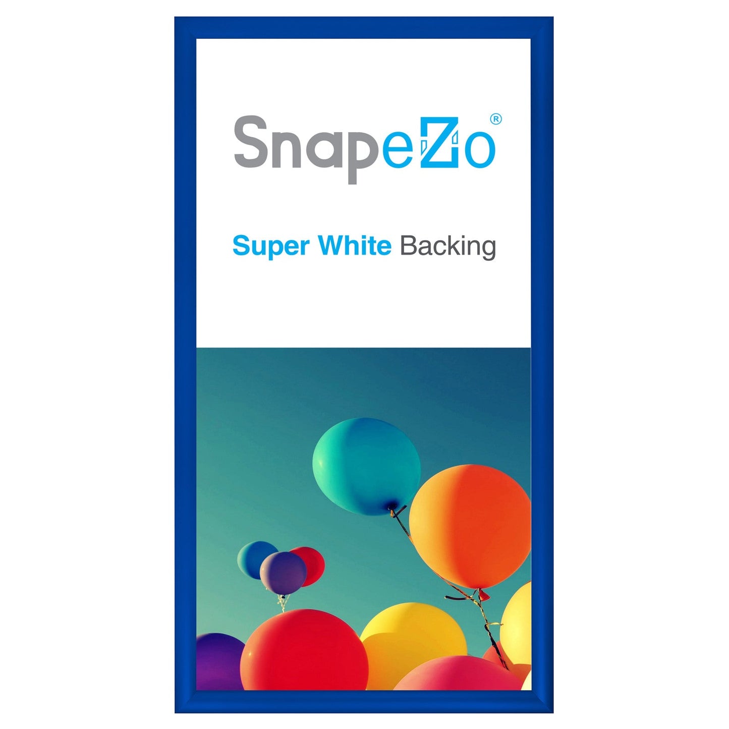 Load image into Gallery viewer, 11x22 Blue SnapeZo® Snap Frame - 1.2&amp;quot; Profile
