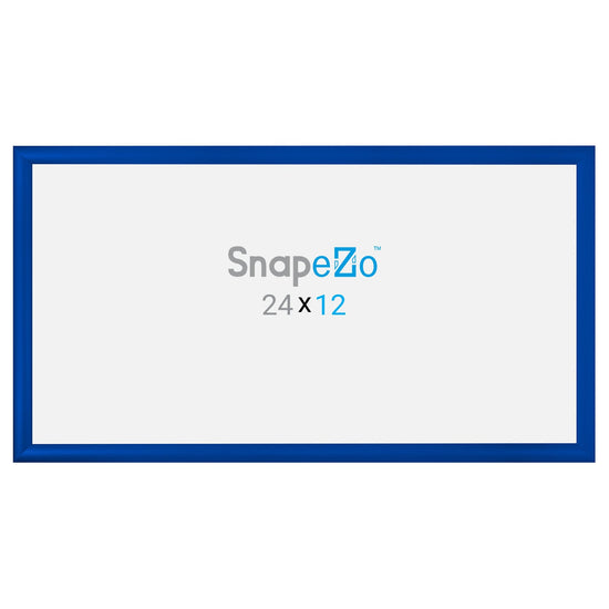 12x24 Blue SnapeZo® Snap Frame - 1.2" Profile