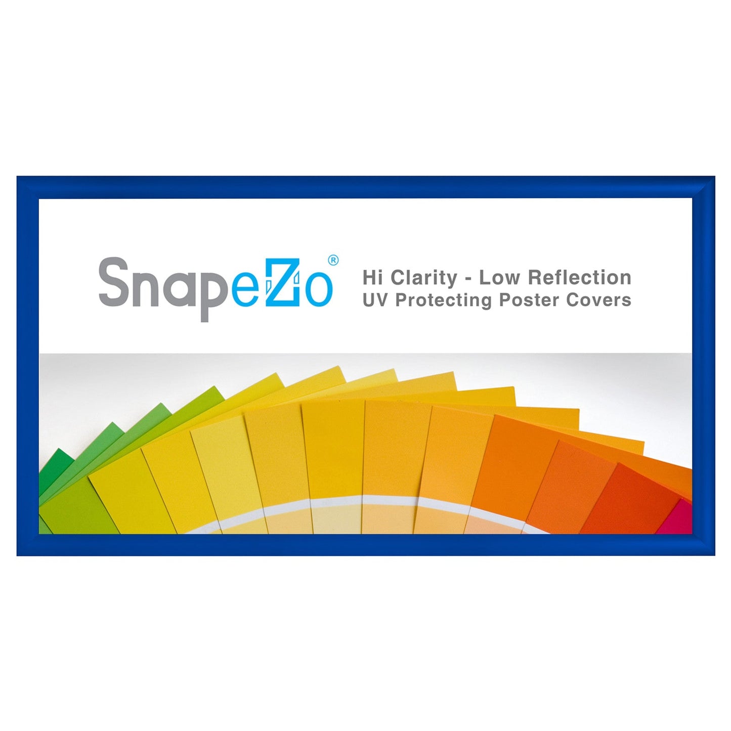 Load image into Gallery viewer, 12x24 Blue SnapeZo® Snap Frame - 1.2&amp;quot; Profile
