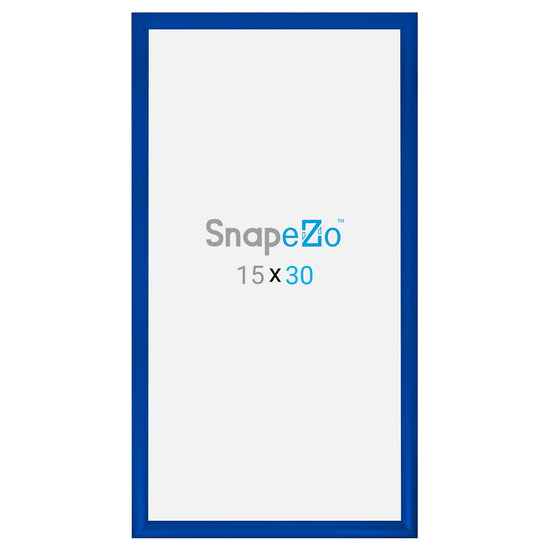 15x30 Blue SnapeZo® Snap Frame - 1.2" Profile