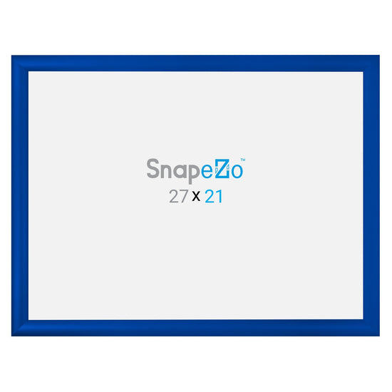 Load image into Gallery viewer, 21x27 Blue SnapeZo® Snap Frame - 1.2&amp;quot; Profile
