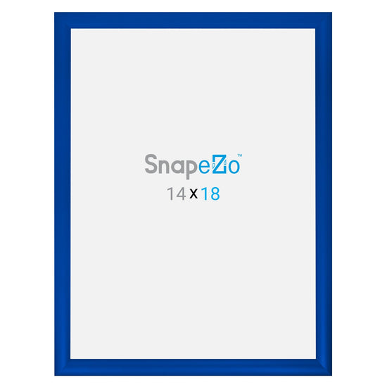 Load image into Gallery viewer, 14x18 Blue SnapeZo® Snap Frame - 1.2&amp;quot; Profile
